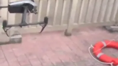 Drone hayat kurtardı
