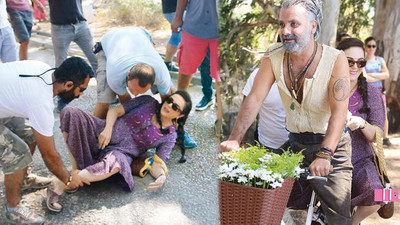 Son sahnede ayağı kırıldı !