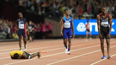 Usain Bolt'tan dramatik veda !