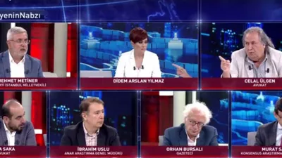 Canlı yayında gergin anlar: Bir daha parmak sallarsan...