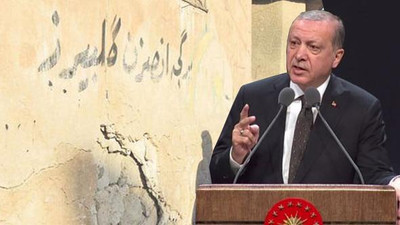 Erdoğan'ın o sözü Kerkük'te duvar yazısı oldu