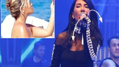 Ünlü şarkıcının konserinde izdiham