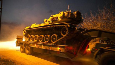 TSK'dan Afrin'e yoğun topçu atışı !