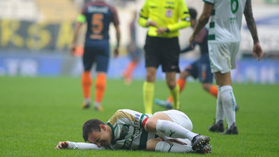Bursaspor'u yıkan sakatlık !