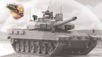 Afrin'de tankları ''Akkor'' koruyor