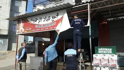 Arapça dükkan tabelaları için flaş karar !