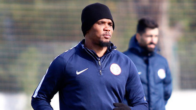Samuel Eto'o antrenmana çıktı !