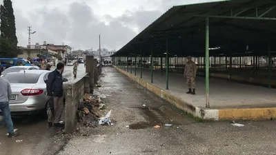 Hatay'da pazar yerine roketli saldırı