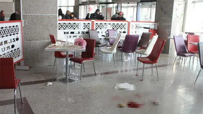 Hastane kantininde kadın cinayeti !