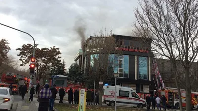 BBP Genel Merkezi'nde yangın çıktı !