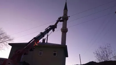 Cami imamı minarede hayatını kaybetti