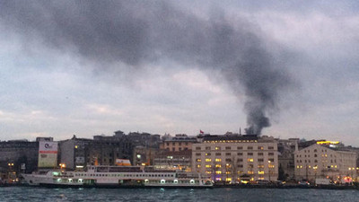 İstanbul Fatih'te korkutan yangın
