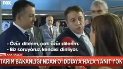 Bakan danışmanı soru sorulmasını engelledi