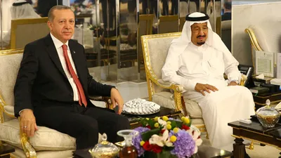 Cumhurbaşkanı Erdoğan, Kral Selman ile görüştü