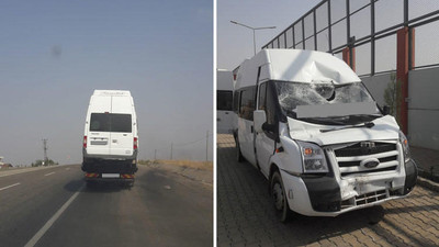 Kaza süsü verilmiş minibüsten çıkanlar şoke etti