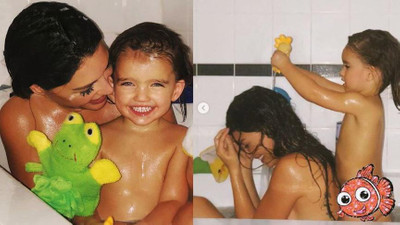 Yolanthe Cabau'dan banyo paylaşımı !