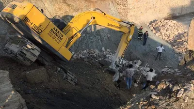 15 yaşındaki çocuk işçi göçük altında kaldı