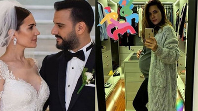 Özcan Deniz'in eşi Buse Varol'dan 6. ay sürprizi