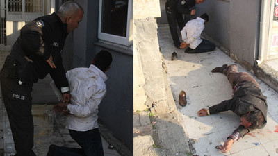 Baba oğul polise saldırdılar !