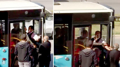 Yine özel halk otobüsü, yine rezalet !