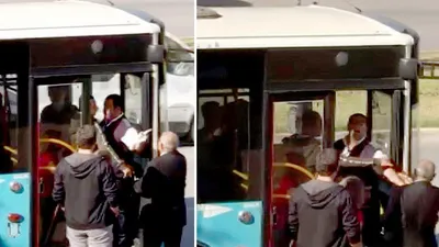 Yine özel halk otobüsü, yine rezalet !