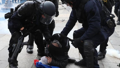 Sarı yelekliler yine sokakta: 37 gözaltı