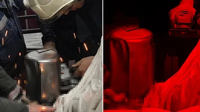 Fabrikada elini makineye kaptırdı
