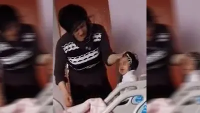 Hasta bebeğe hastanede dayak !