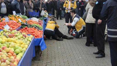 Halk pazarında cinayet ! Yaşlı kadın öldürüldü