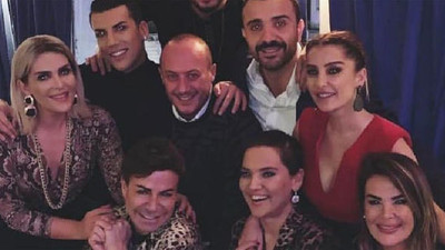 Ünlüler ''barış'' kutlamasında buluştu