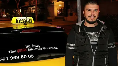 Bu taksi şehit ailelerine ücretsiz !