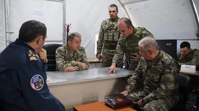 Zeytin Dalı Harekatı'nın kalbinde dikkat çeken yazı