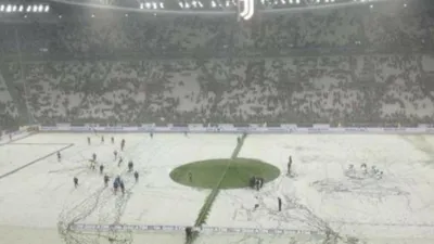 Juventus - Atalanta maçı kara takıldı !