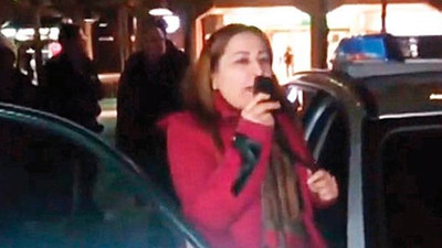 Polis aracından PKK propagandası