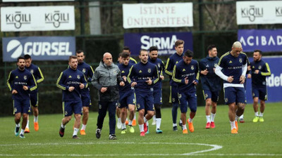 Fenerbahçe idmanında iki eksik !