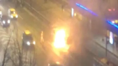 E-5'te trafiği kilitleyen yangın !