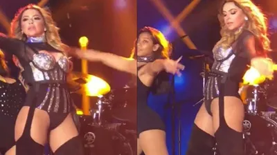 Hadise'den cesur kıyafet !