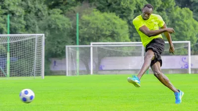 Usain Bolt ilk golünü attı !