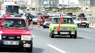 Düğün konvoyundaki 37 araca ceza