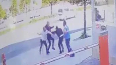 İstanbul'da lüks sitede dehşet anları !