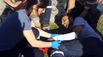 İşçinin iki kolu birden kırıldı !