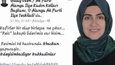 AK Partili kadın başkandan muhaliflere ''kafirler'' çıkışı