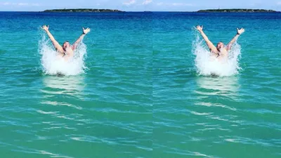 Ünlü oyuncu deniz sezonunu erken açtı