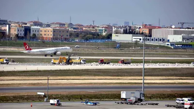 Atatürk Havalimanı'nda hareketli anlar