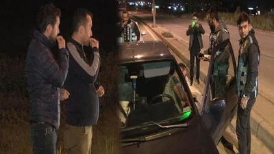 Polisi çekirdek yiyerek izlediler !