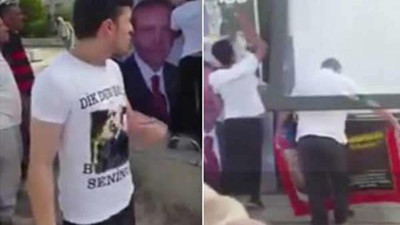 Fransa'daki Türklerden tepki yağdı ! O afiş kaldırıldı