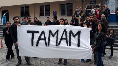 Kadıköy'de ''TAMAM'' yürüyüşüne polis engeli