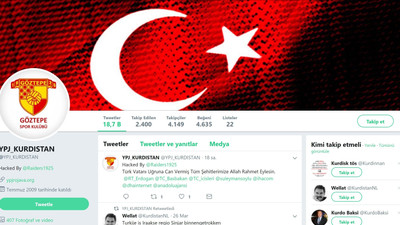 Terör örgütüne Türk Bayrağı darbesi
