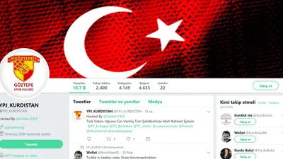 Terör örgütüne Türk Bayrağı darbesi