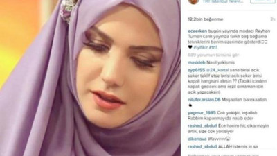Ece Erken'den türbanlı poz